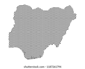 Pixel Map of Nigeria