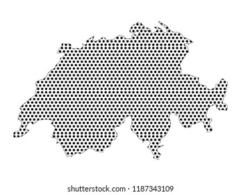 Pixel Map of Switzerland