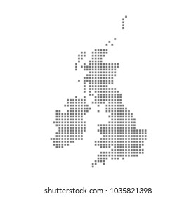 1,142 Uk map dots Images, Stock Photos & Vectors | Shutterstock