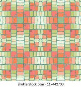 pixel modern geometric seamless pattern