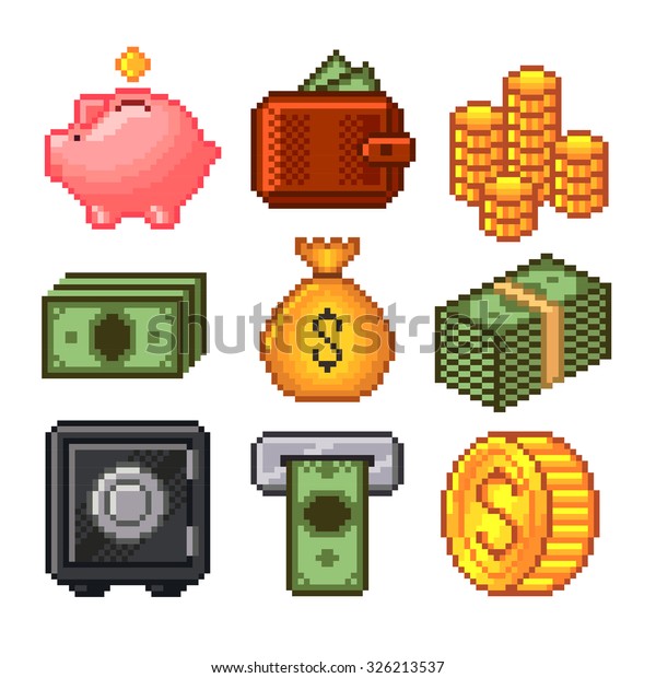 31,130 Pixel Money Images, Stock Photos & Vectors | Shutterstock