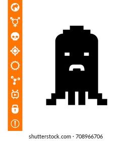 Pixel monster icon