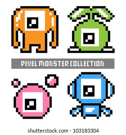 Pixel monster set