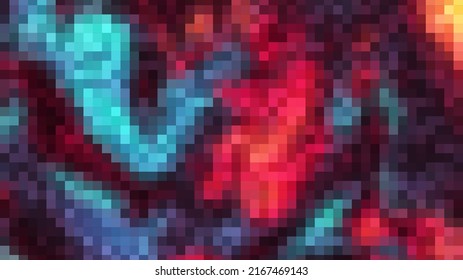Pixel-Mosaikhintergrund. Abstrakter Vektorhintergrund