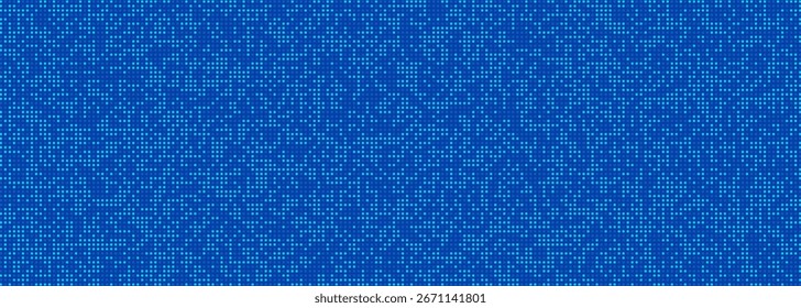 Fondo de mosaico de píxeles en azul. Diseño de gradiente minimalista con Elementos geométricos aislados. Ilustración vectorial.