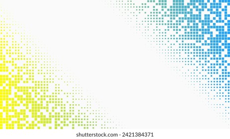 Pixel mosaic background. Colorful geometric background. Vector template design