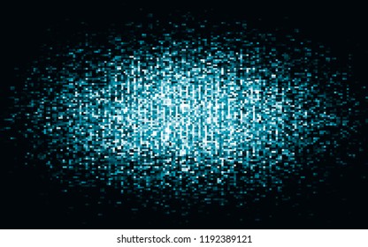 Pixel mosaic blue. Squares abstract blue. Aqua background pattern for design. Azure grunge texture. Halftone effect. Eps10 vector illustration.