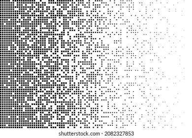 Pixel mosaic  Pixelated pattern  dispersion grayscale background  Business art gradient  square flying  Halftone matrix  blocks falling recent vector texture