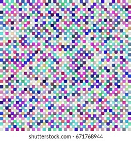 pixel mosaic. squares colored. abstract colorful background. vector illustration