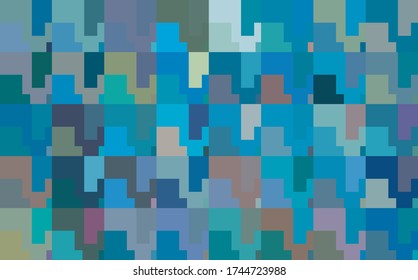 
Pixel multicolored abstract background. Vector graphics. Print, pattern for fabric.