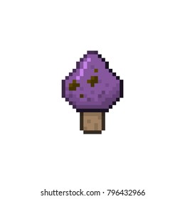 Pixel mushroom for games and websites