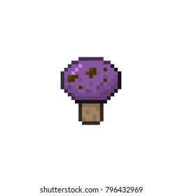 Pixel mushroom for games and websites