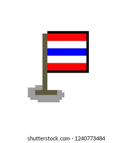 pixel National flag