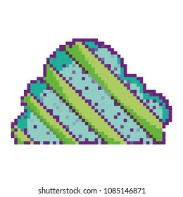 pixel nature bush plant exotic