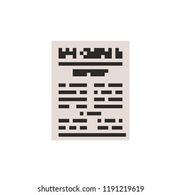 Pixel newspaper for games and websites