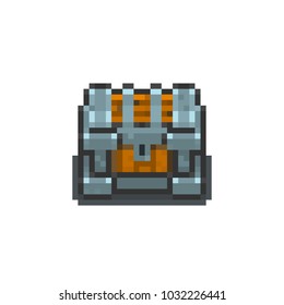 Pixel old chest for games and websites