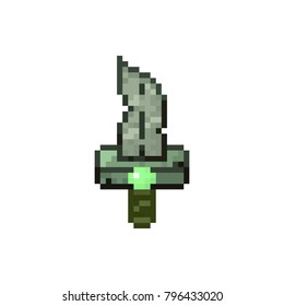 Pixel old sword for games and web sites