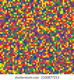 Pixel Pattern Abstract Colorfull Background Design