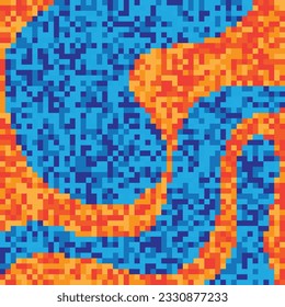 Pixel Pattern Abstract Colorfull Background Design