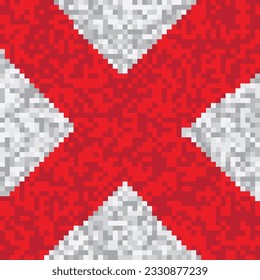 Pixel Pattern Abstract Colorfull Background Design