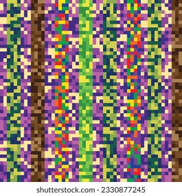 Pixel Pattern Abstract Colorfull Background Design