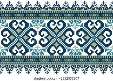 Pixel padrão arte papel de parede fundo, design para tecido, cortina, tapete, geometria sem costura padrão arte ilustração. Pixel art padrões sem costura para tecido geométrico padrão étnico sem costura 