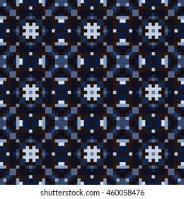 Pixel pattern. Cloth design, wallpaper, print.