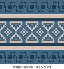 Design de padrão de pixel. Tudo vetor e sem emenda. Clássico e luxo para decorar, moda ou etc.