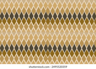 Es diseño de pixel patrón de bordado, cruz, alfombra, ropa, artesanía, diseño, decoración, moda, textil, sin costuras, Vector, tradicional, abstracto, punto 