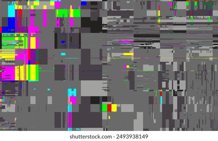 Pixel pattern of a digital glitch. Abstract background, pattern of a digital glitch.