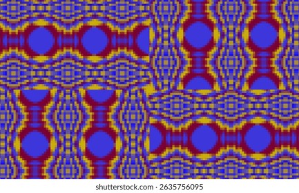 Pixelpatroon, mozaïek effect, achtergrondvector