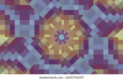 Pixelpatroon, mozaïek effect, achtergrondvector