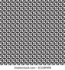 Pixel pattern. Seamless background texture. The pattern can be used to the scheme for embroidery, knitting, sewing and other creative work.