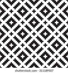 Pixel pattern. Seamless background texture. The pattern can be used to the scheme for embroidery, knitting, sewing and other creative work.