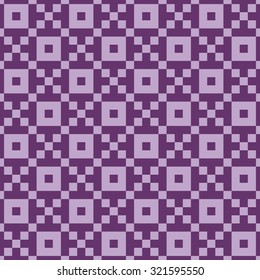 Pixel pattern. Seamless background texture. The pattern can be used to the scheme for embroidery, knitting, sewing and other creative work.