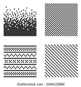 Pixel Pattern Set. Vector