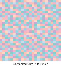 Pixel pattern with stylish color tones