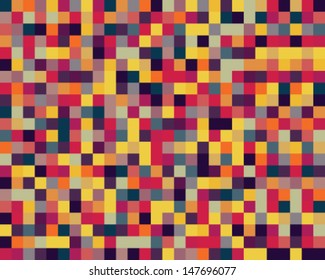 Pixel pattern with stylish color tones, vector illustration