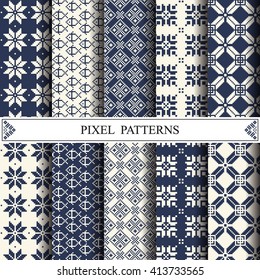 pixel pattern, textile, pattern fills, web page background, surface textures