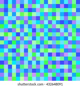 Pixel pattern. Vector seamless pixel art background
