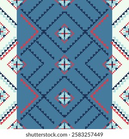 Pixel patterns are a bold choice for those who want a futuristic feel. With sharp edges and bright tones, this fabric enhances fashion, home items, and accessories with a cutting-edge appeal.