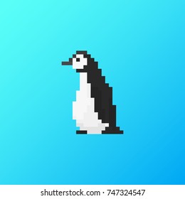 Pixel penguin for games and applications