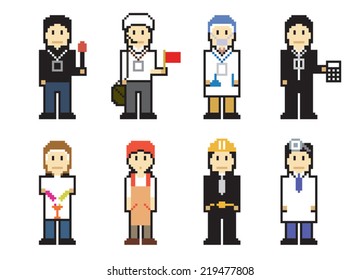 Pixel People Icons