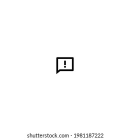 Icono de chat de alerta perfecta para píxeles 10