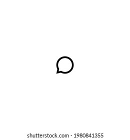 pixel perfect chat icon eps 10