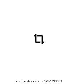 Pixel Perfect Crop Tools Simple icon