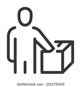 Pixel perfect, editable stroke, up scalable, line, vector bloop icon.