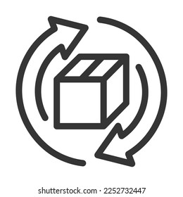 Icono de trazo perfecto, editable, de línea ascendente, de vectores.