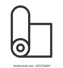Pixel perfect, editable stroke, up scalable, line, vector bloop icon.