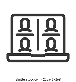 Pixel perfect, editable stroke, up scalable, line, vector bloop icon.